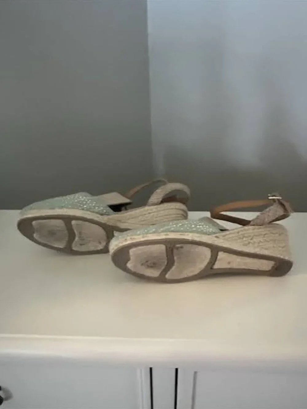 Studded Espadrille Wedge 